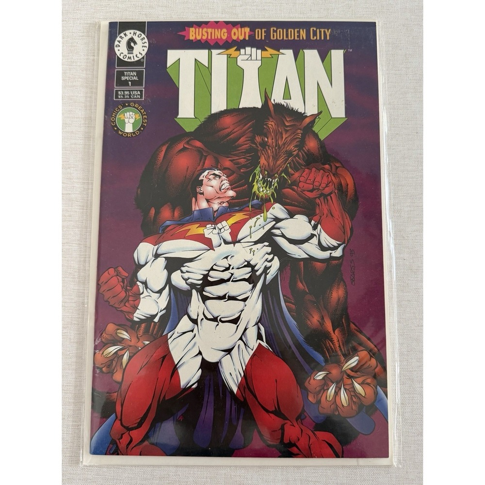 Titan Special #1 Dark Horse Comics 1993 Busting Out Golden City NM-